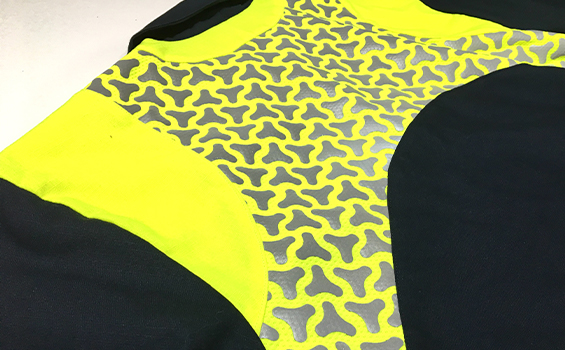 project firefly yellow and black safety shirt