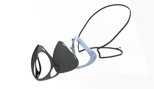PPE Face Mask exploded view